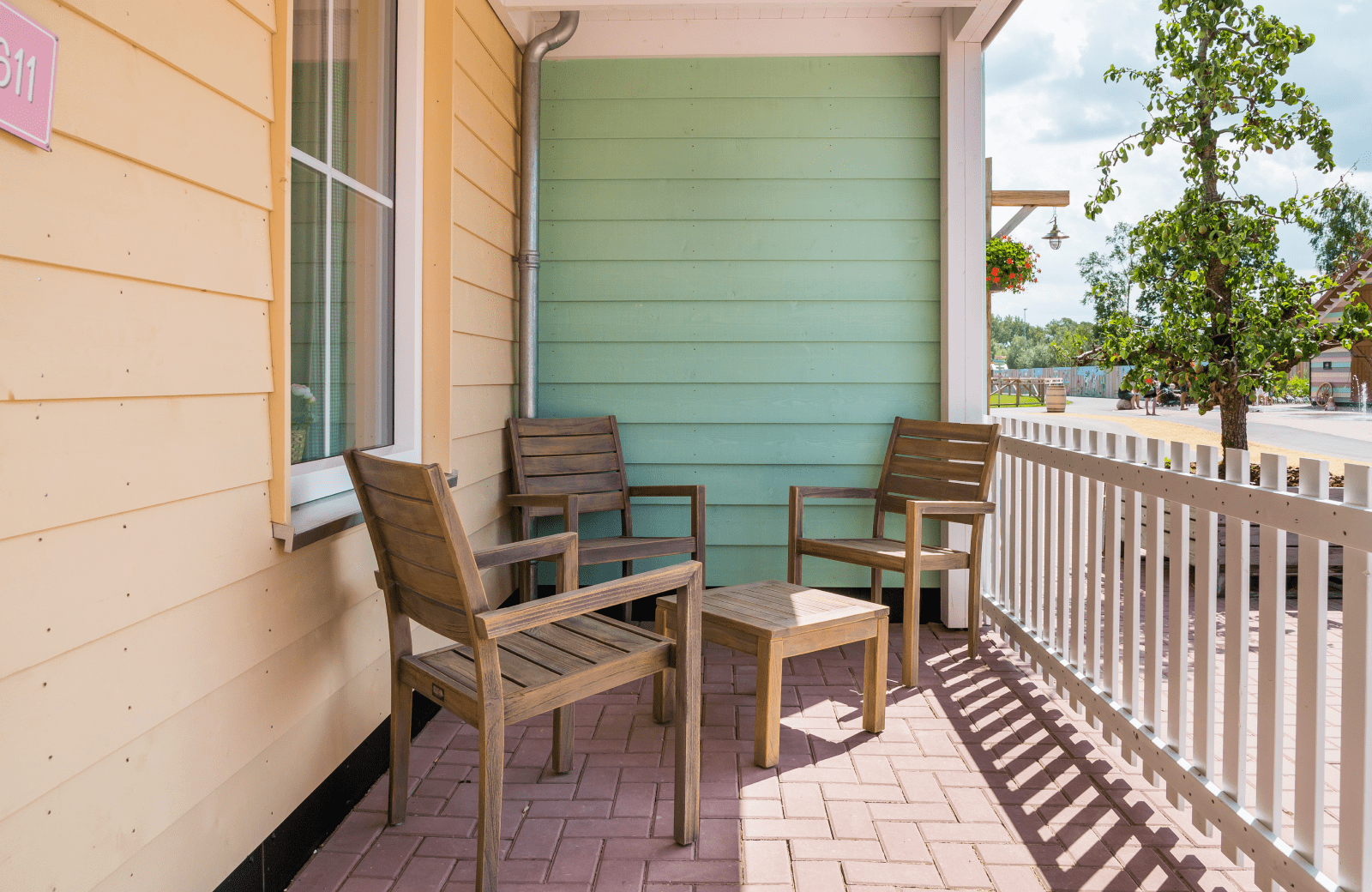 terras 10 personen accommodatie dorpsstraat familie resort molenwaard