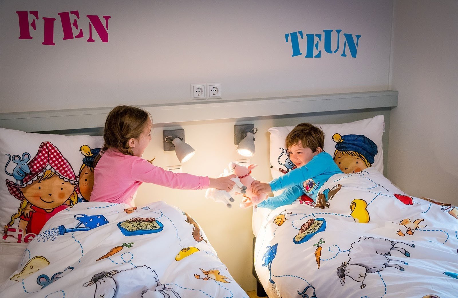 Gemachte Betten bei der Ankunft