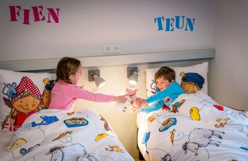 Gemachte Betten bei der Ankunft