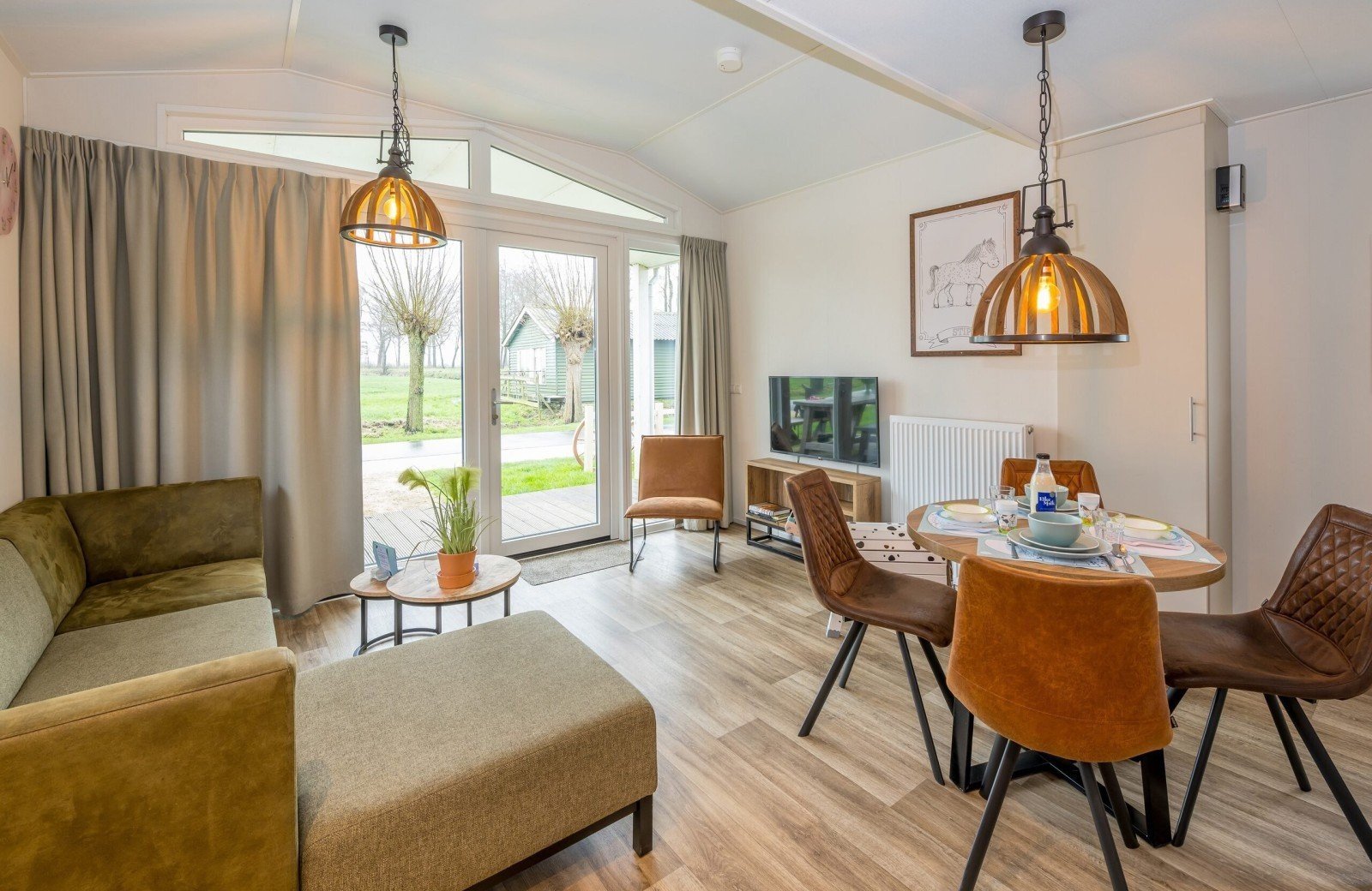 Accommodatie stip de pony leefruimte familie resort molenwaard