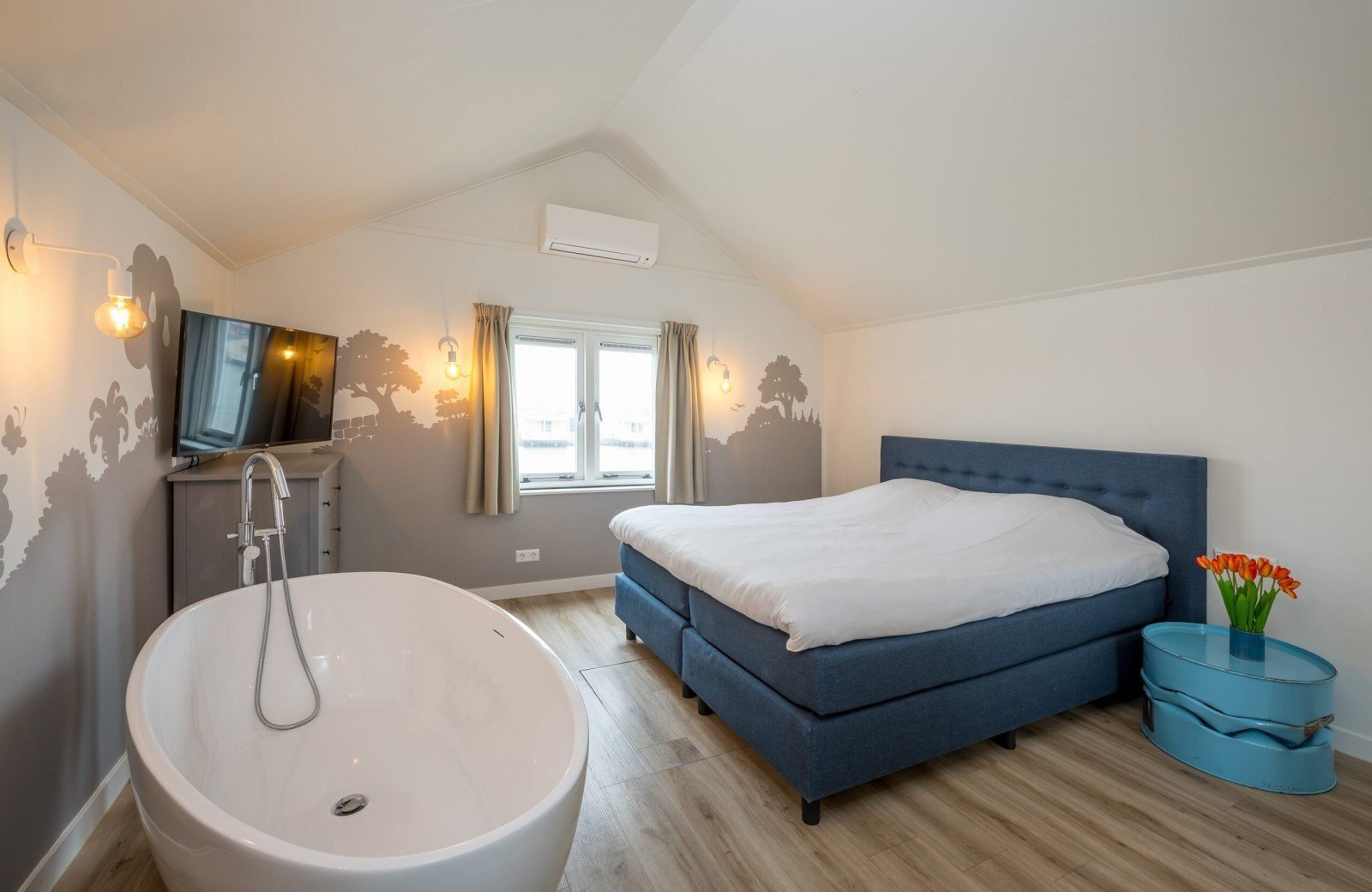 Luxe woezel en pip slaapkamer familie resort molenwaard