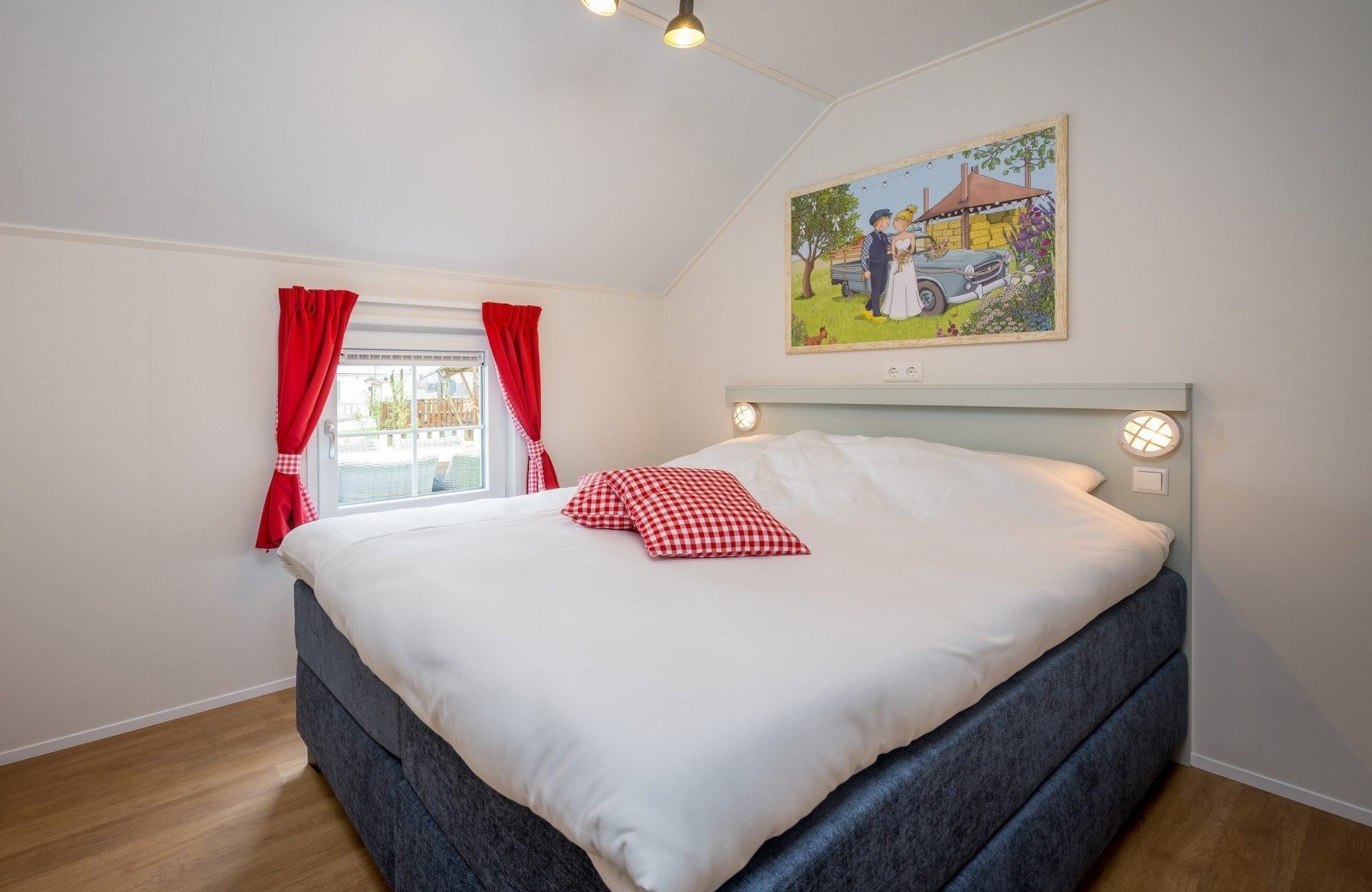 Accommodatie slaapkamer Familie Resort Molenwaard