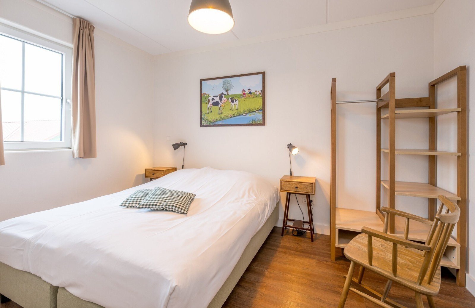 Groepsaccommodatie slaapkamer bij Familie Resort Molenwaard