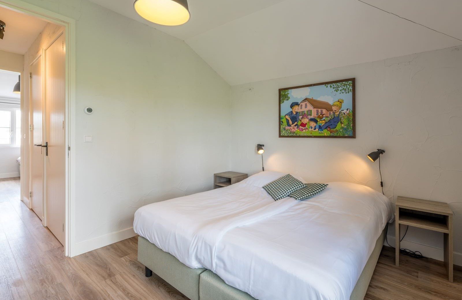 Hooischuur slaapkamer familie resort molenwaard