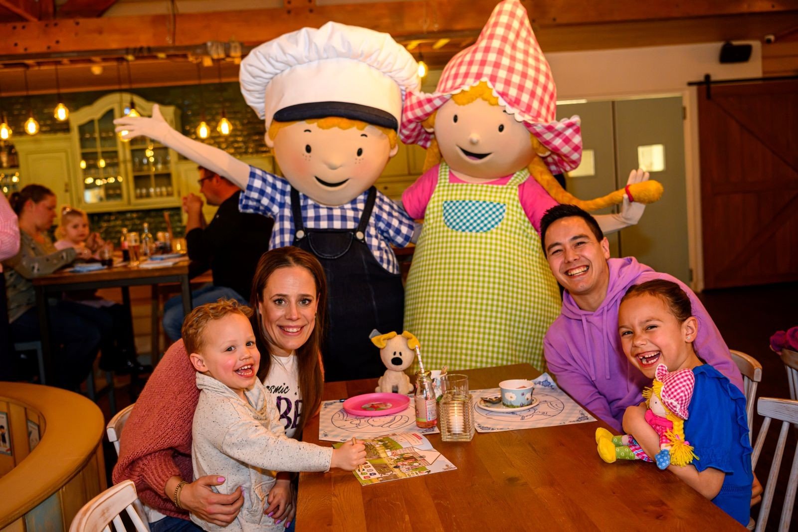 Wunderbare gemeinsame Momente im Familienrestaurant