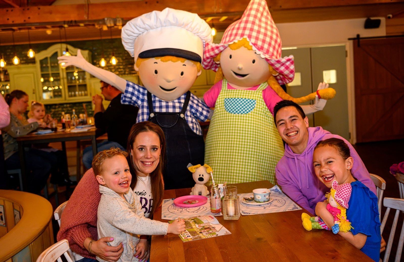 Wunderbare gemeinsame Momente im Familienrestaurant