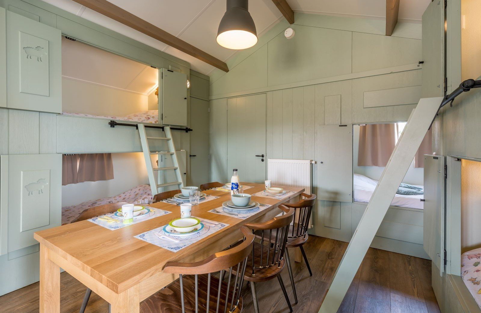 Mike en molly schaapskooitje leefruimte