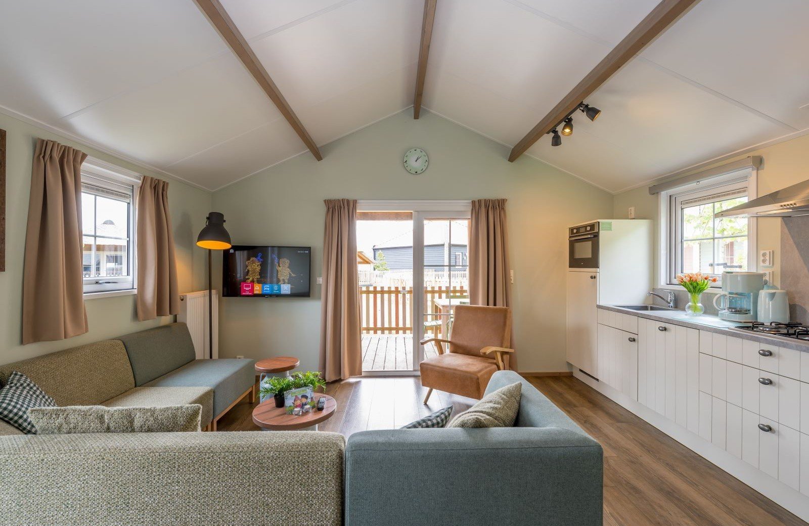 Mike en molly schaapskooitje woonkamer