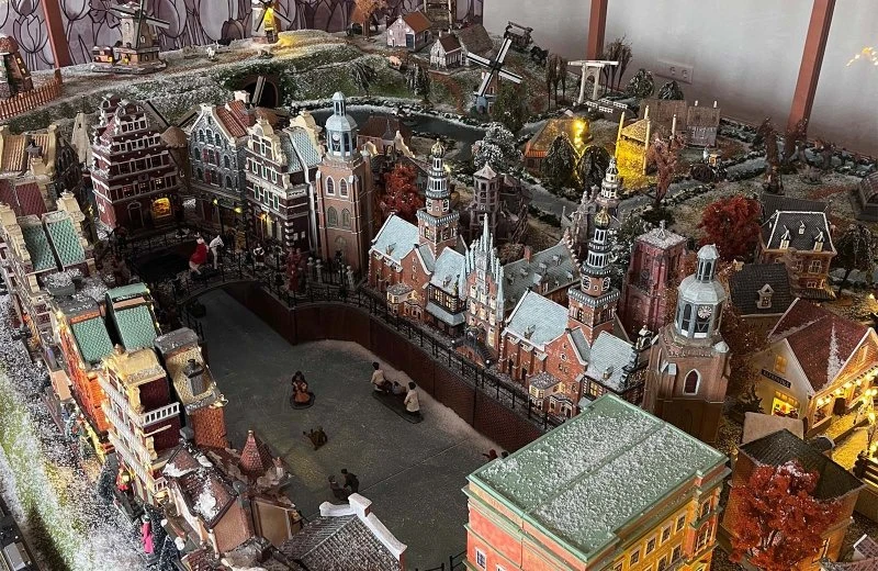 Miniatur-Weihnachtsdorf Molenwaard