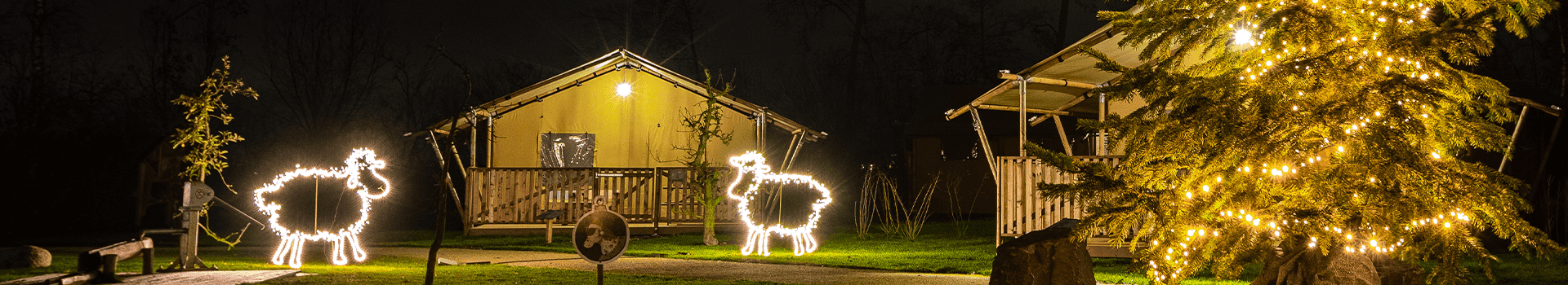 Winterse sfeer bij familie resort molenwaard